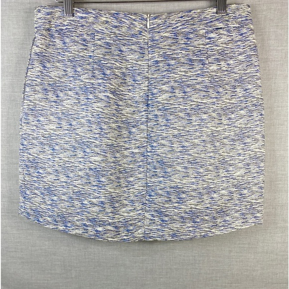 Zara Tweed Mini Skirt With Pleats & Pockets Lined Size Large - Picture 7 of 7